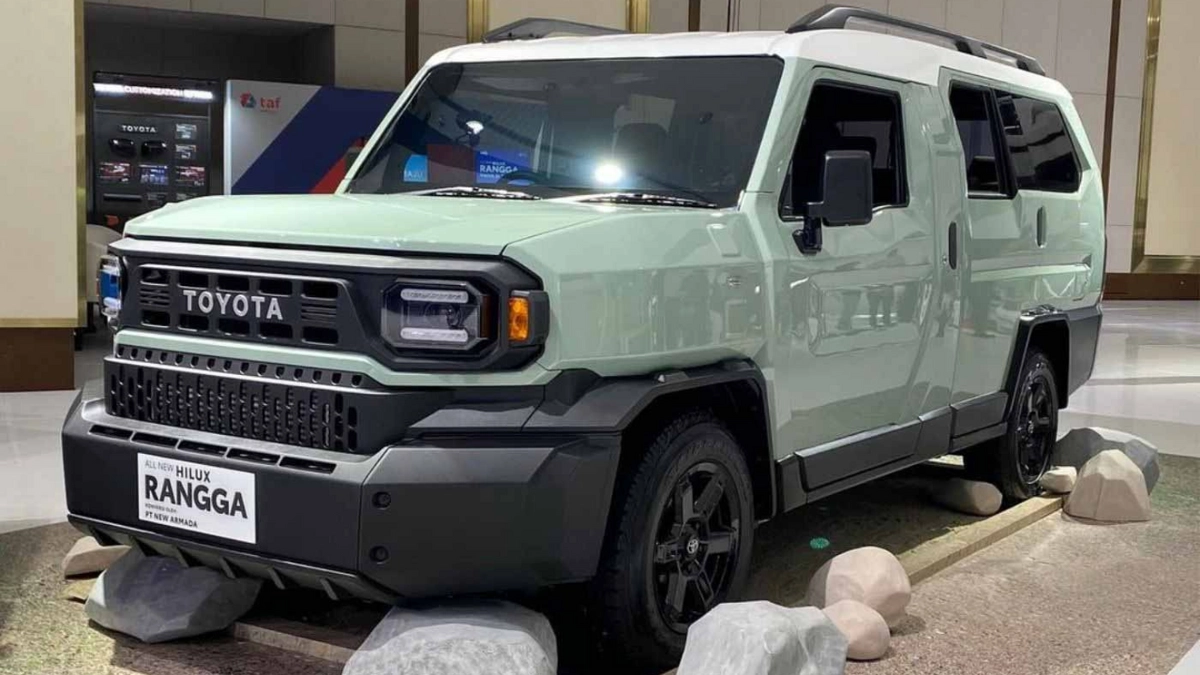 Apresentado como conceito, o Toyota Hilux Rangga SUV é uma Hilux “esticada” com oito lugares