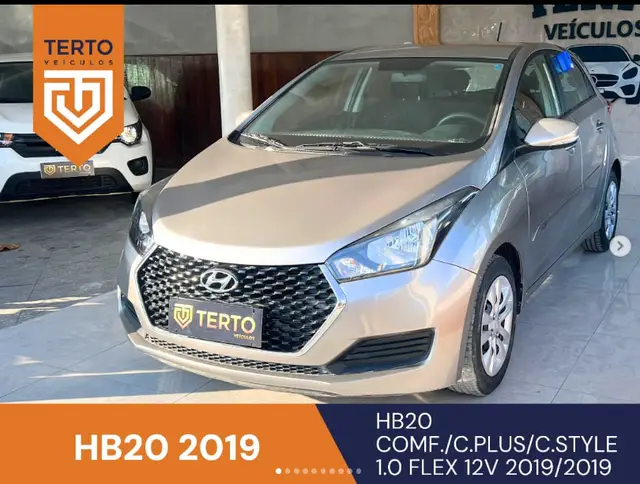 Carro Hyundai HB20 2019 1.0 Comfort Plus Turbo (Flex)