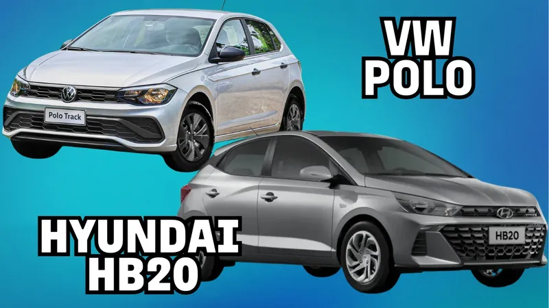 VW Polo x Hyundai HB20 2024: qual hatch mais barato de manter por ano?