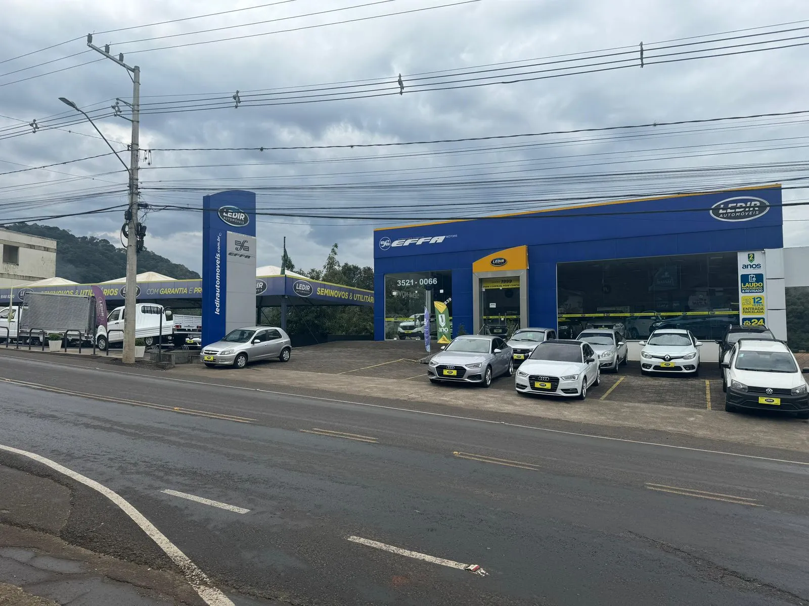 Fachada da loja Ledir Automoveis - Joaçaba - SC