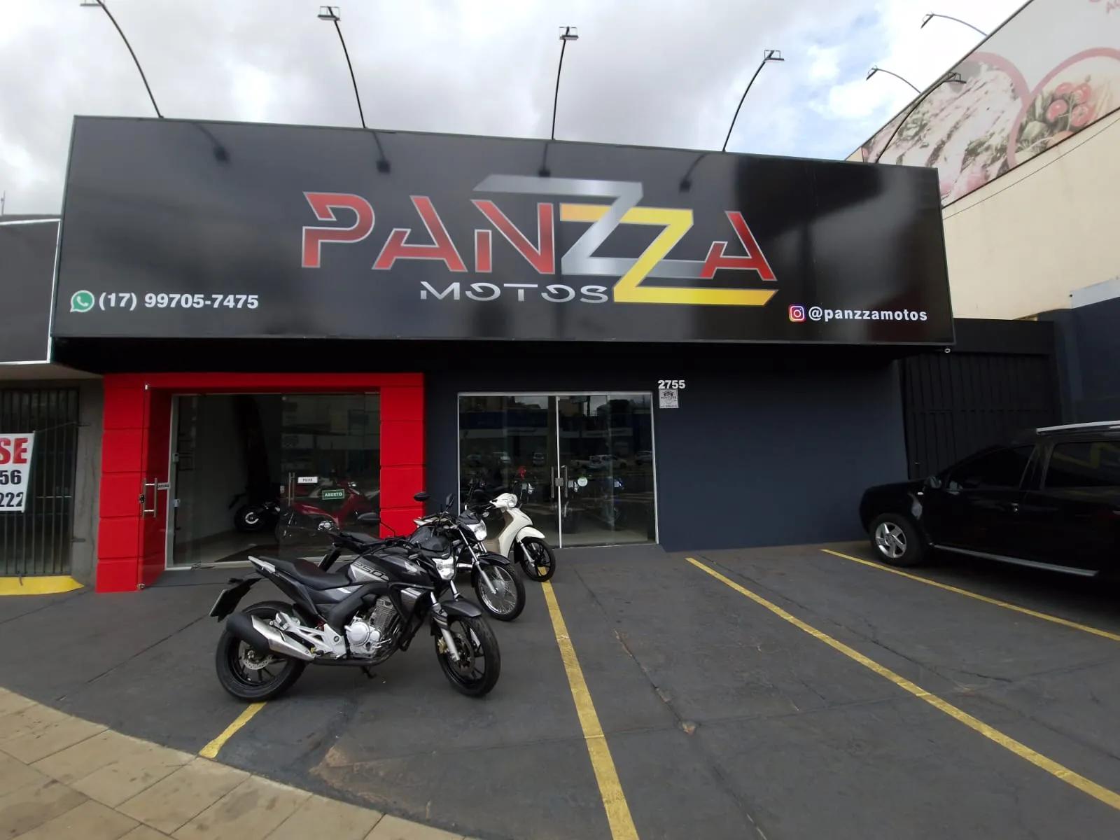Fachada da loja PANZZA MOTOS - São José do Rio Preto - SP