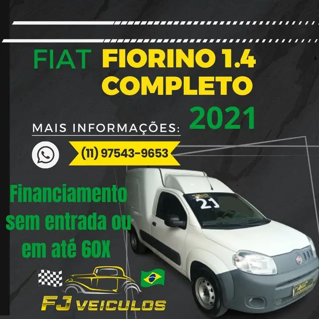 Carro Fiat Fiorino 2021 Endurance 1.4