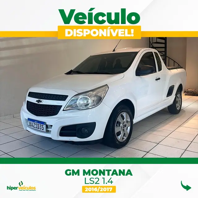 Carro Chevrolet Montana 2017 LS 1.4 (Flex)