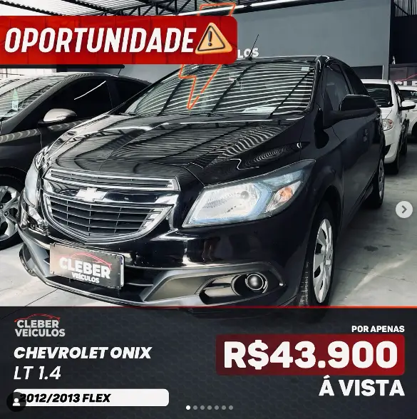 Carro Chevrolet Onix 2013 1.4 LT SPE/4
