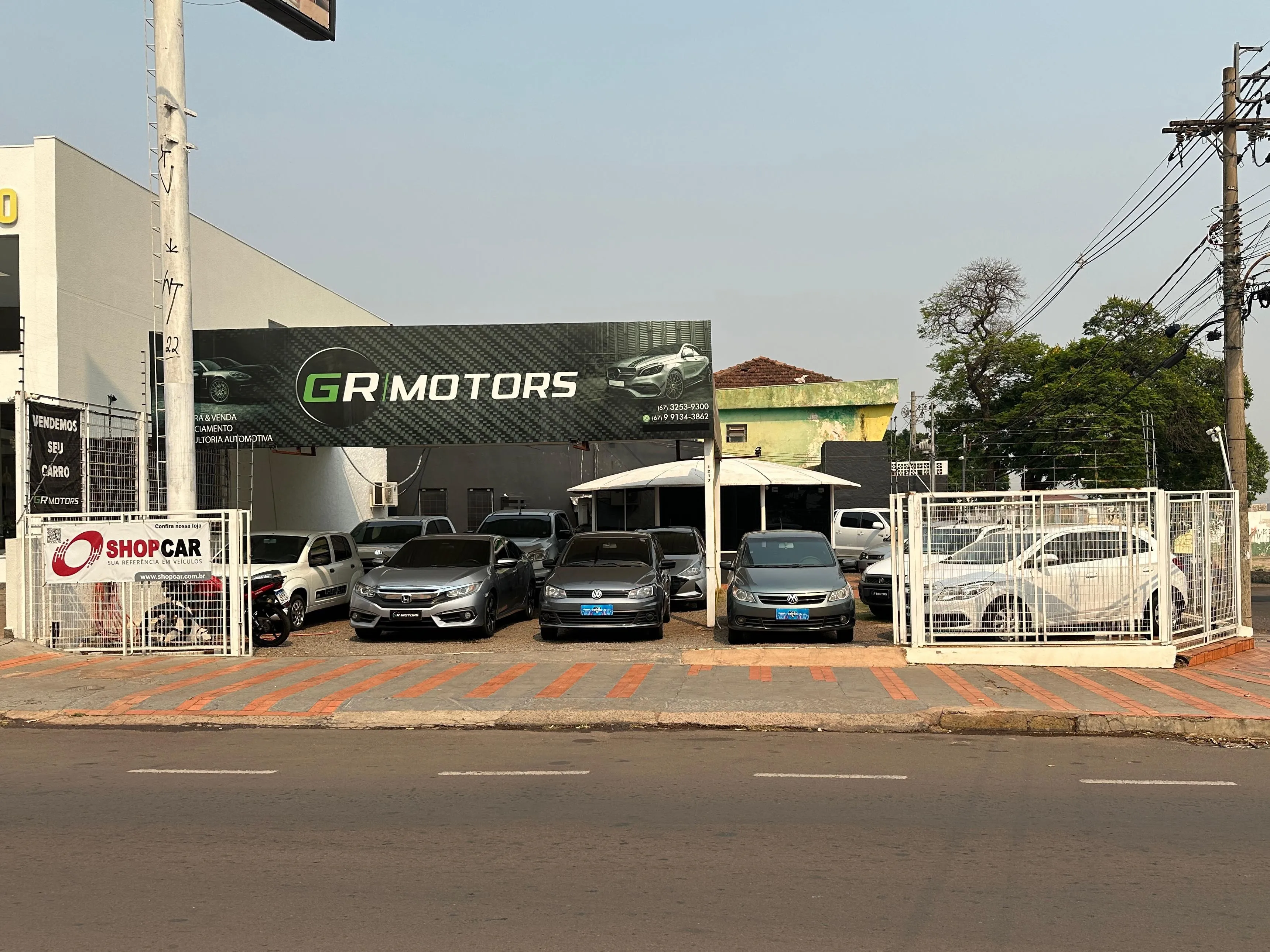 Fachada da loja GR MOTORS - Campo Grande - MS