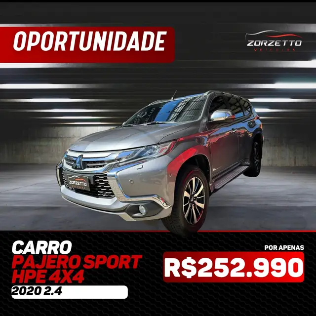 Carro Mitsubishi Pajero Sport 2020 2.4 DI-D HPE Auto 4WD
