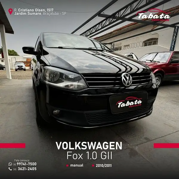 Carro Volkswagen Fox 2011 1.0 8V (Flex) 2p