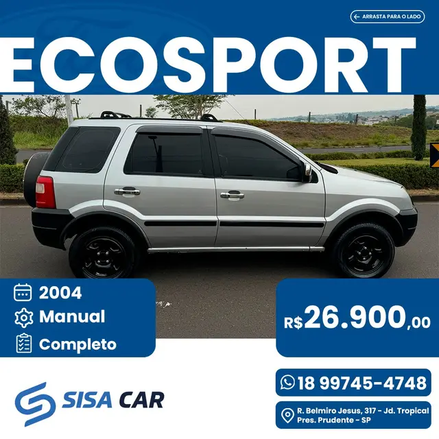 Carro Ford EcoSport 2005 Ecosport XL 1.6 (Flex)