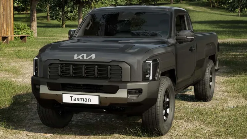 Kia Tasman 2025 é picape de gosto duvidoso contra Hilux