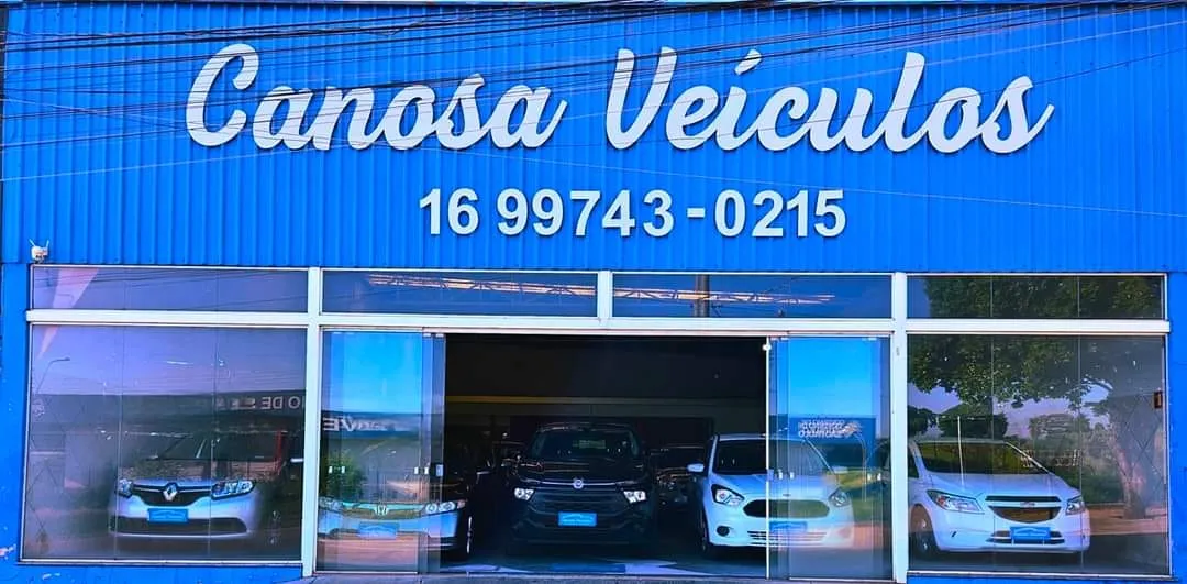 Fachada da loja canosa veiculos - Américo Brasiliense - SP