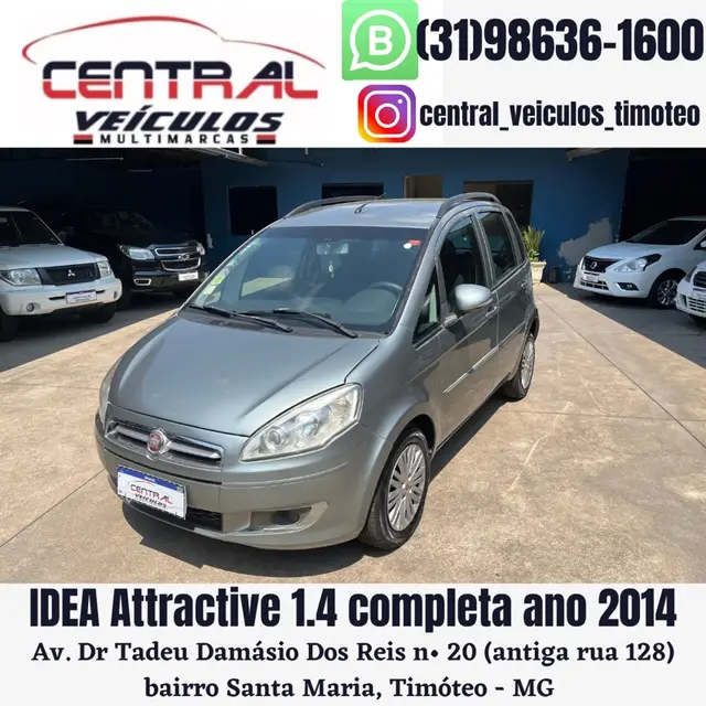 Carro Fiat Idea 2014 Attractive 1.4 8V (Flex)