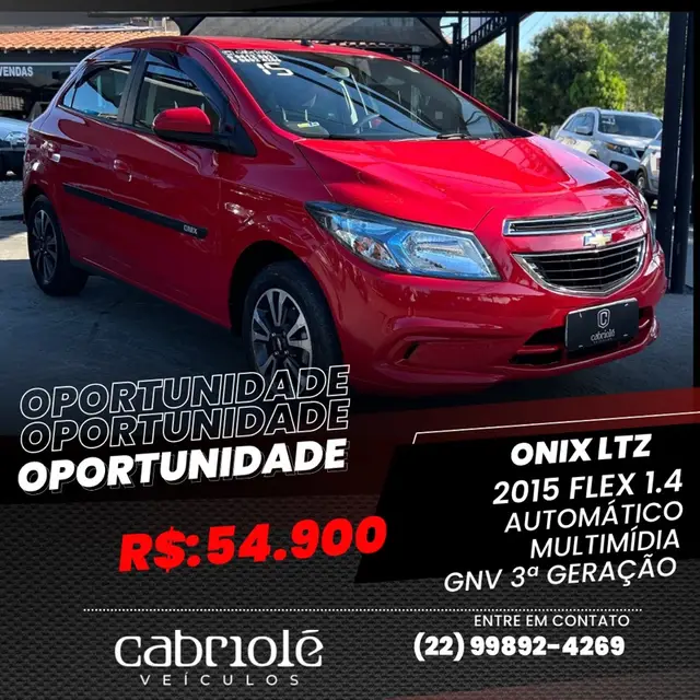 Carro Chevrolet Onix 2015 1.4 LTZ SPE/4 (Aut)