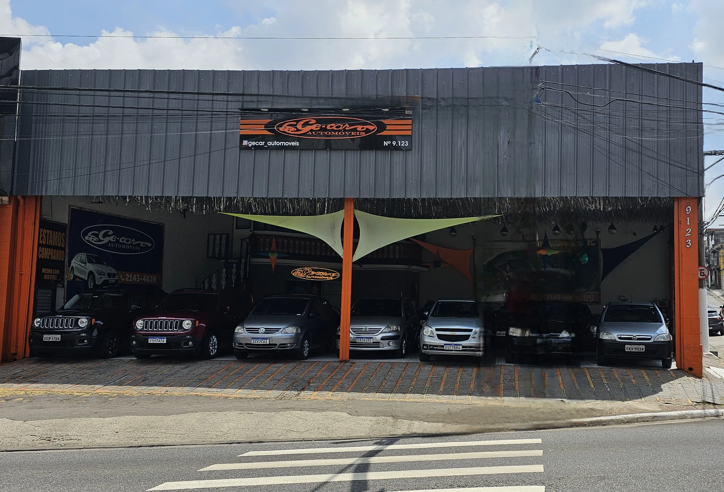 Fachada da loja Ge Car Automóveis - São Paulo - SP