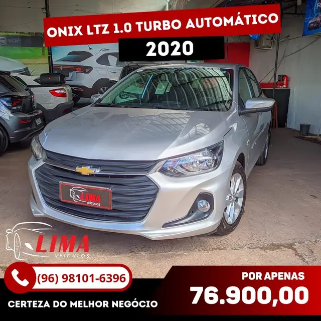 Carro Chevrolet Onix 2020 LTZ 1.0 Turbo (Flex) (Aut)