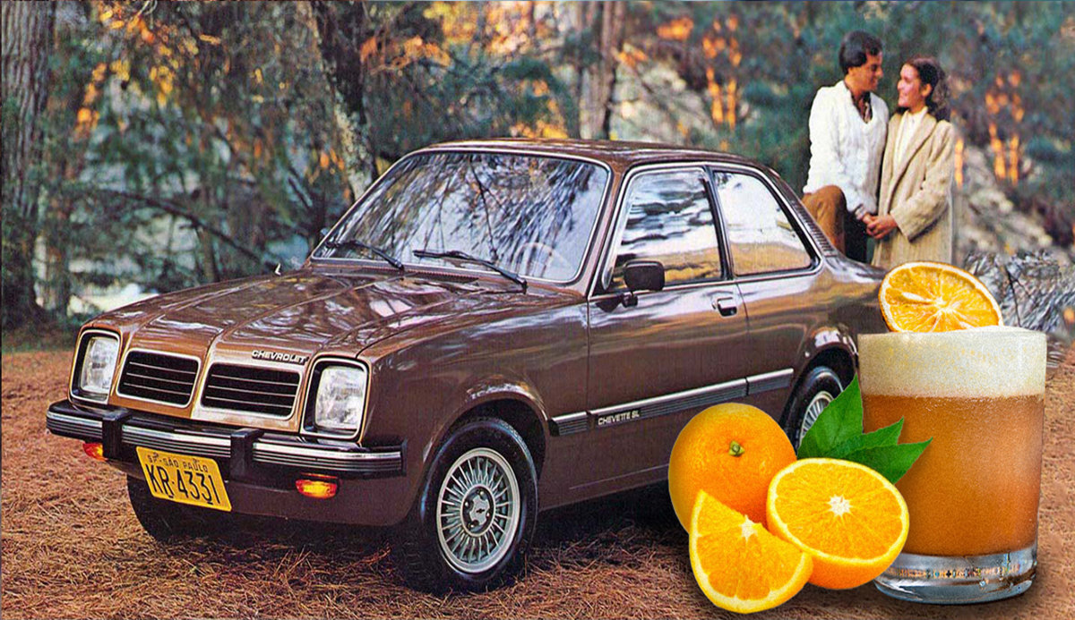 Popularidade das bebidas, que começou com o Chevrolet Chevette, fez empresa criar menu com mais opções de carros