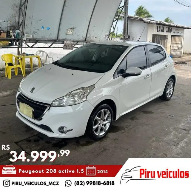 Carro Peugeot 208 2014 Active Pack 1.5 8V (Flex)