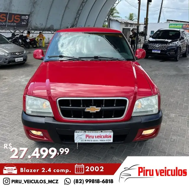 Carro Chevrolet Blazer 2002 STD 4x2 2.4 MPFi