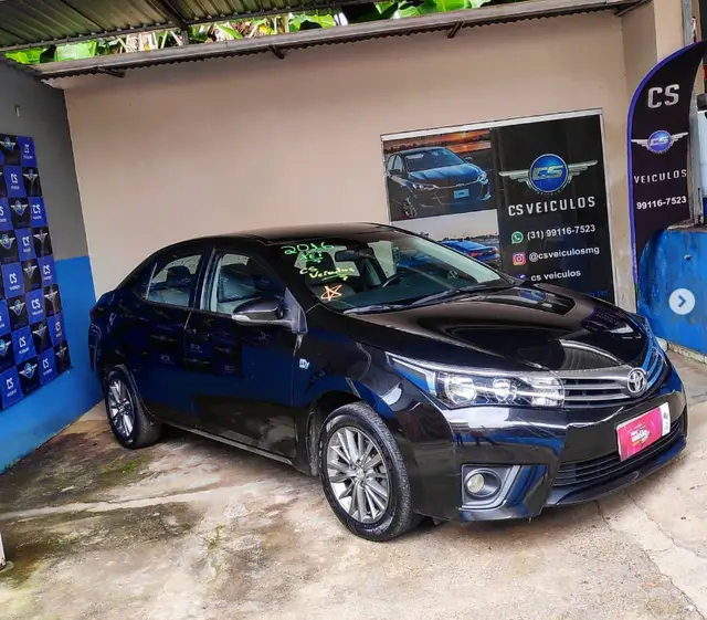 Carro Toyota Corolla 2016 Sedan 1.8 Dual VVT-i GLi (Flex)