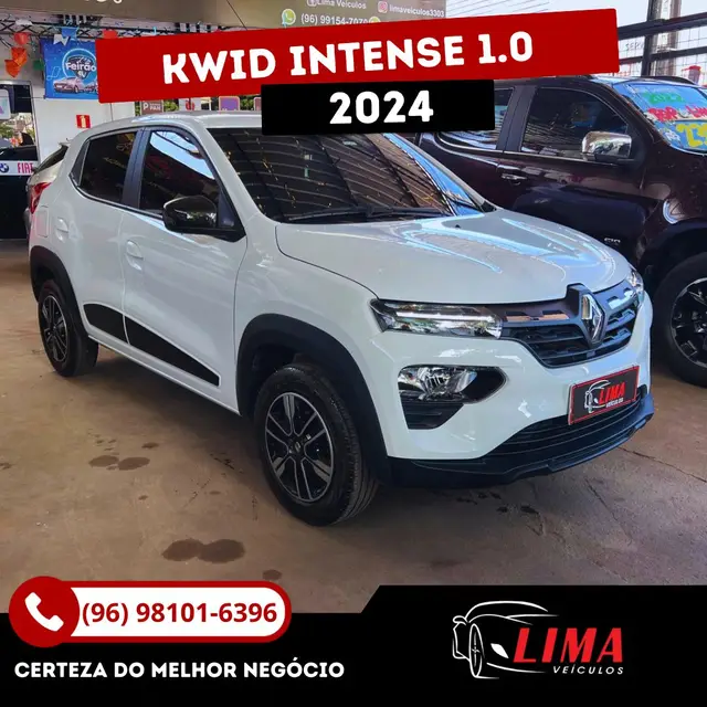 Carro Renault Kwid 2024 Intense 1.0 12v SCe (Flex)