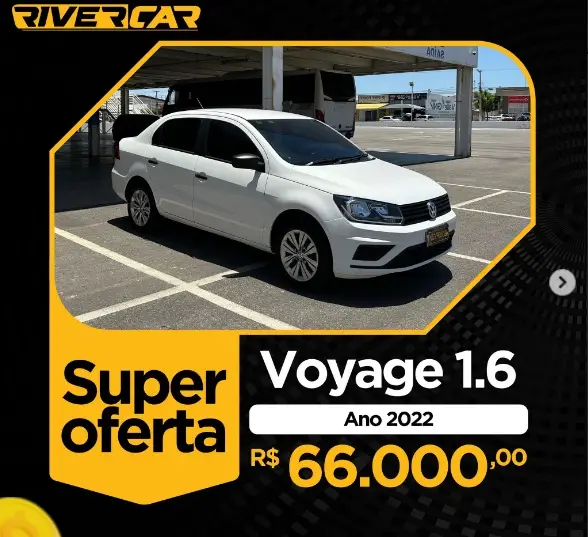 Carro Volkswagen Voyage 2022 1.6
