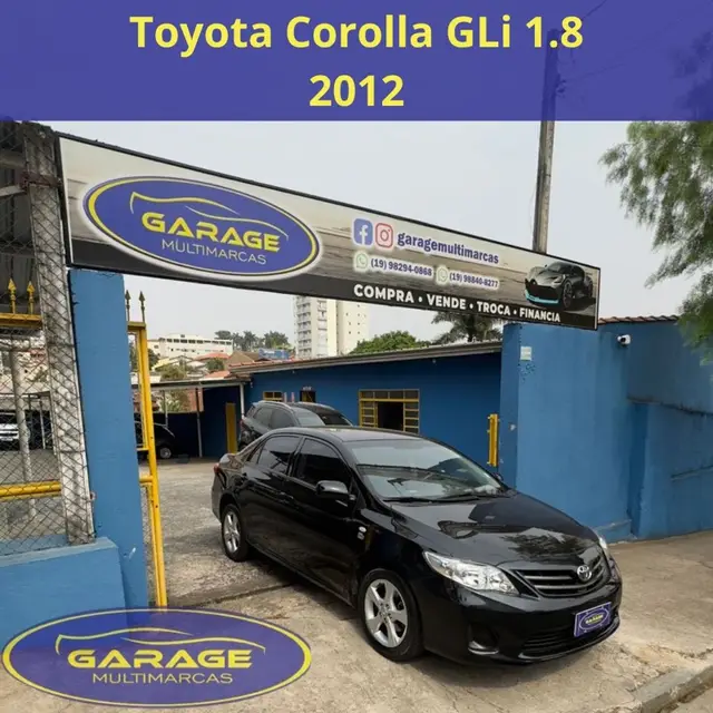Carro Toyota Corolla 2012 Sedan 1.8 Dual VVT-i GLI (aut) (flex)
