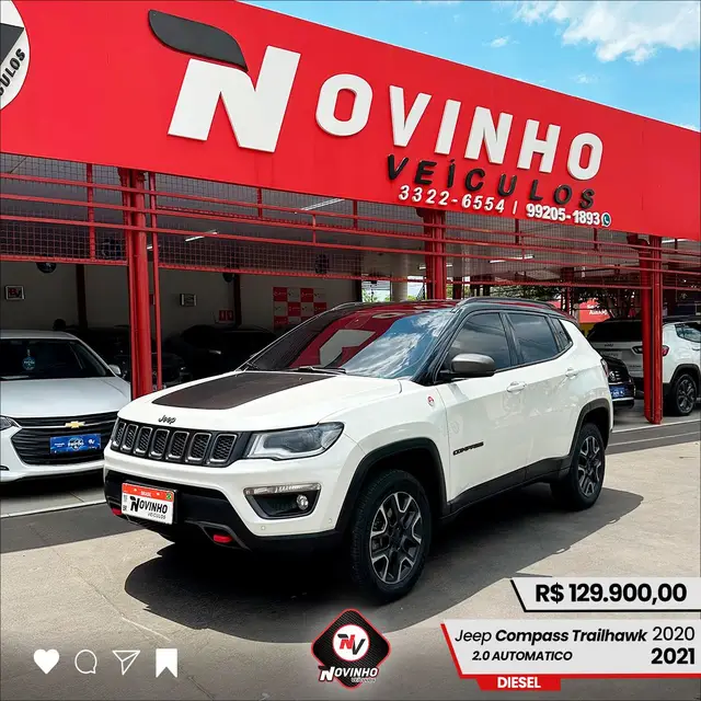 Carro Jeep Compass 2021 2.0 TDI Trailhawk 4x4 (Aut)