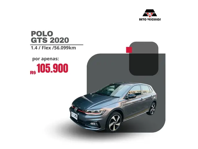 Carro Volkswagen Polo 2020 1.0 200 TSI Highline (Aut) (Flex)