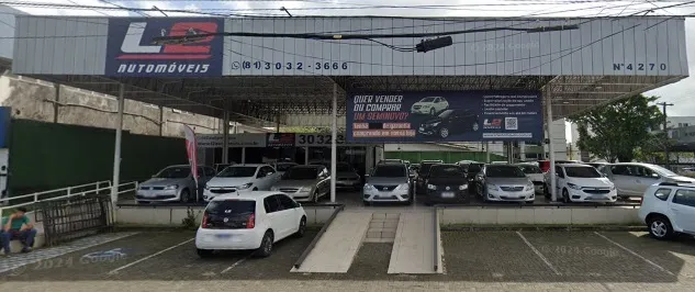 Fachada da loja L2 AUTOMÓVEIS - Recife - PE