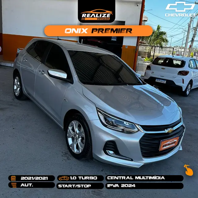 Carro Chevrolet Onix 2021 LTZ 1.0 Turbo (Flex)