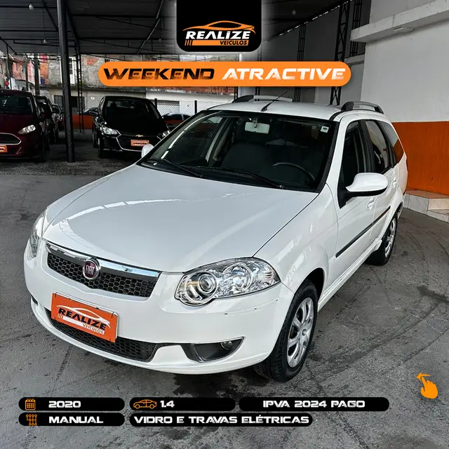 Carro Fiat Weekend 2020 Attractive 1.4 Fire (Flex)