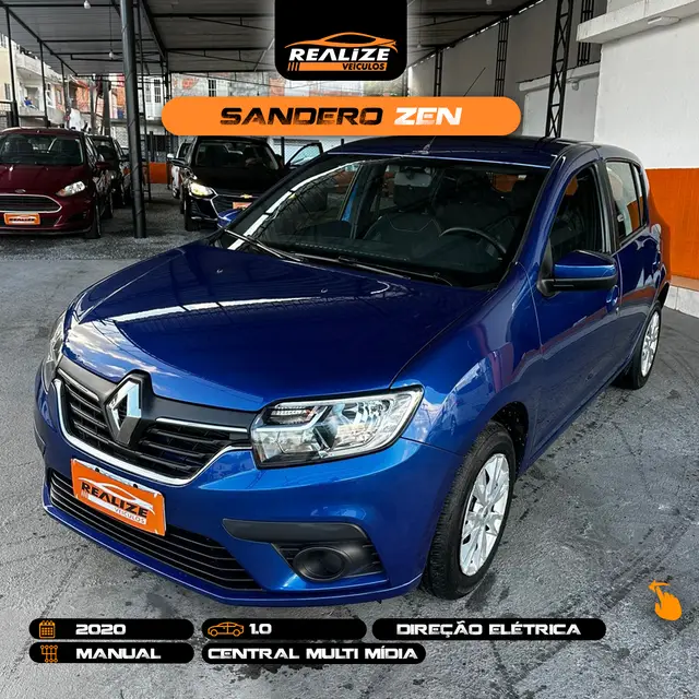 Carro Renault Sandero 2020 Zen 1.0 12V SCe (Flex)