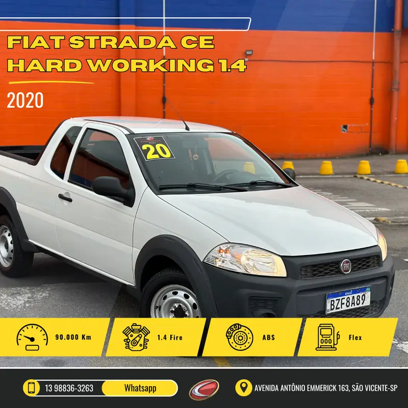 Fiat Strada Hard Working 1.4 (Flex) (Cabine Estendida)
