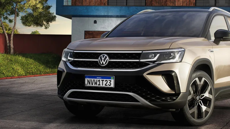 VW Taos terá grade iluminada com LED para não ser igual ao T-Cross