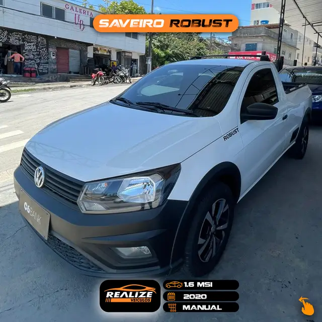 Carro Volkswagen Saveiro 2020 Robust 1.6 MSI CS (Flex)