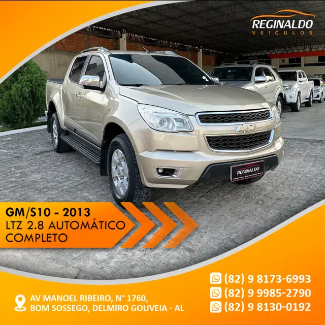 Carro Chevrolet S10 Cabine Dupla 2013 S10 2.8 CTDI LTZ 4WD (Cabine Dupla) (Aut)