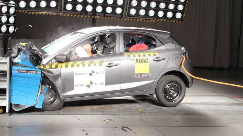 Os carros com piores notas em segurança vendidos no Brasil