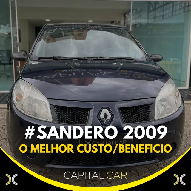 Carro Renault Sandero 2009 Authentique 1.0 16V (flex)