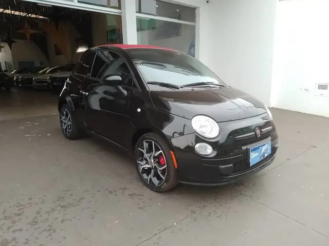 Carro Fiat 500 2015 Cabrio Dualogic 1.4 Evo (Flex)