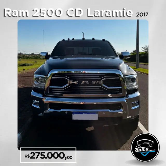 Carro RAM 2500 2017 Ram 2500 CD 6.7 4X4 Laramie