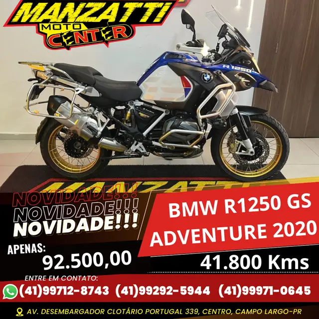 Moto BMW R 1250 GS 2020 Adventure Premium HP