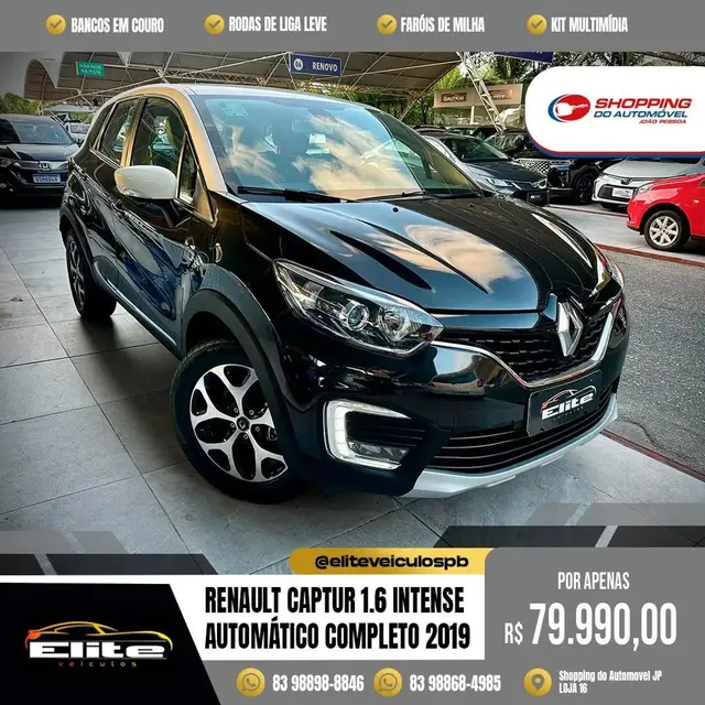 Carro Renault Captur 2019 Intense 2.0 16v (Aut) (Flex)