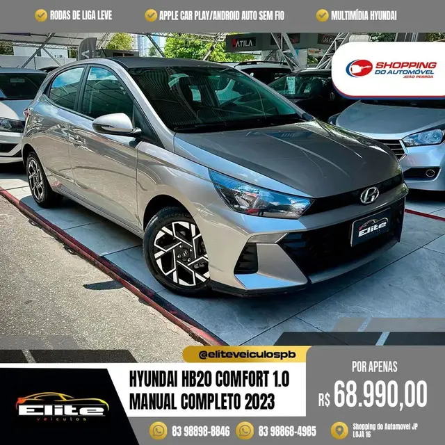 Carro Hyundai HB20 2023 Comfort 1.0 (Flex)