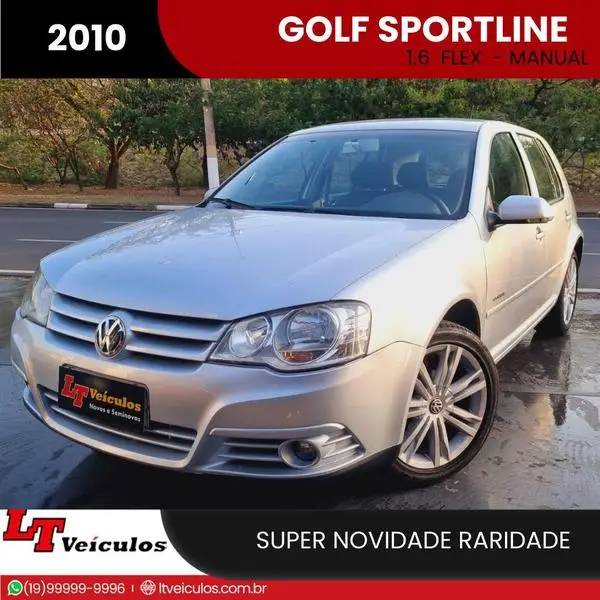 Carro Volkswagen Golf 2010 Sportline 1.6 (Flex)