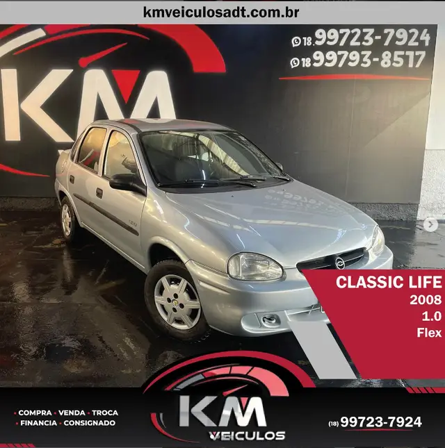 Carro Chevrolet Classic 2009 Spirit 1.0 (Flex)