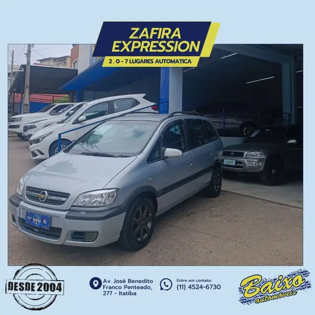 Carro Chevrolet Zafira 2011 Expression 2.0 (Flex) (Aut)