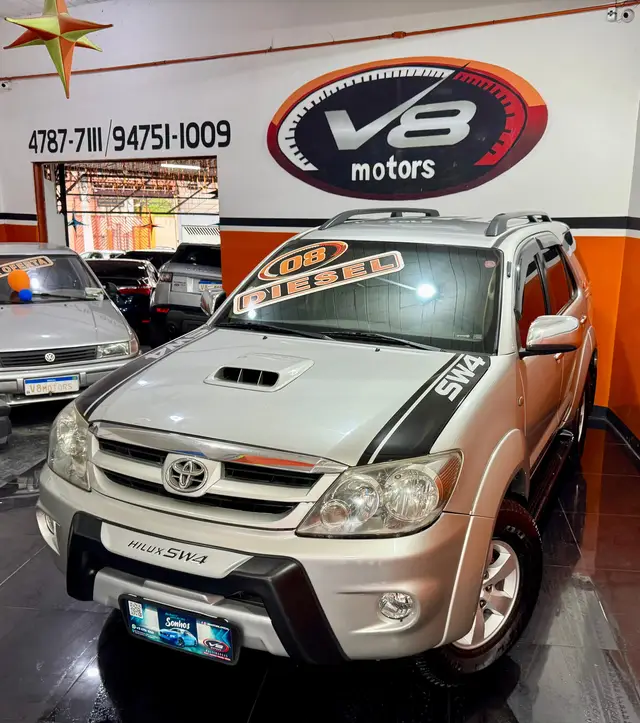 Carro Toyota Hilux SW4 2008 SRV 4x4 3.0 Turbo  (aut)