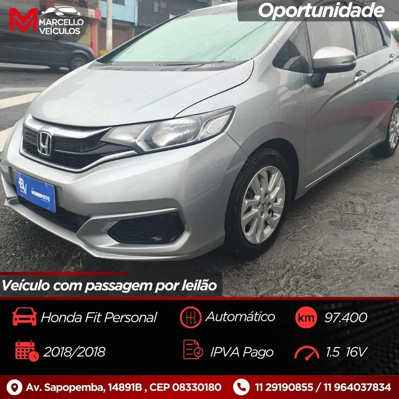 Honda Fit 1.5 16v Personal CVT (Flex)
