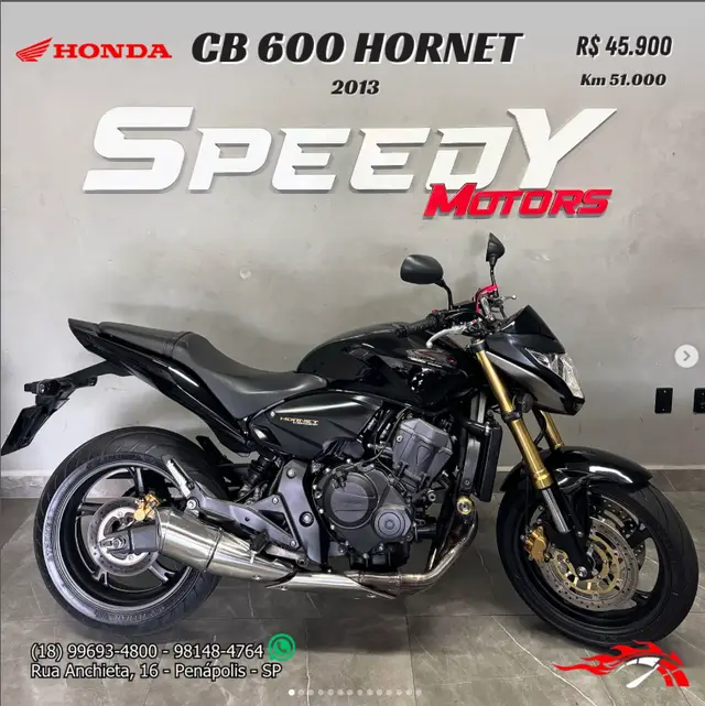 Carro Honda CB 600F 2014 Hornet (ABS)