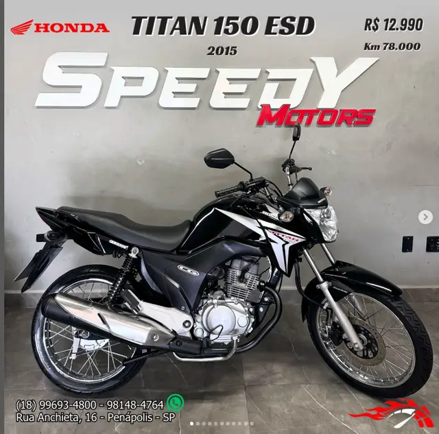 Carro Honda CG 160 2016 Titan