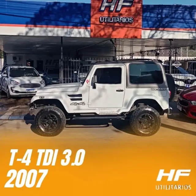 Carro Troller T4 2007 4x4 3.0 (teto lona)